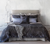 Vesper Midnight Jacquard Duvet Cover