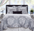 Madelaine Dark Jacquard Duvet Cover