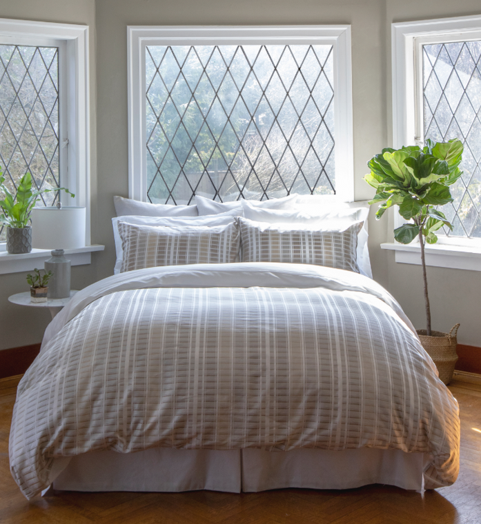 Lucas Jacquard Duvet Cover