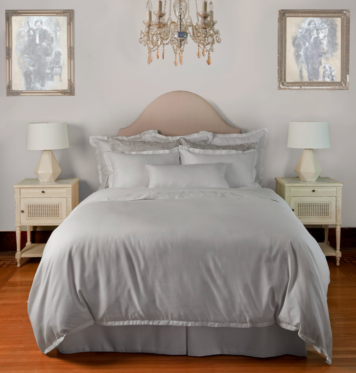 Corbello Platinum Jacquard Duvet Cover