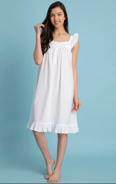 Nicola Short Nightgown White