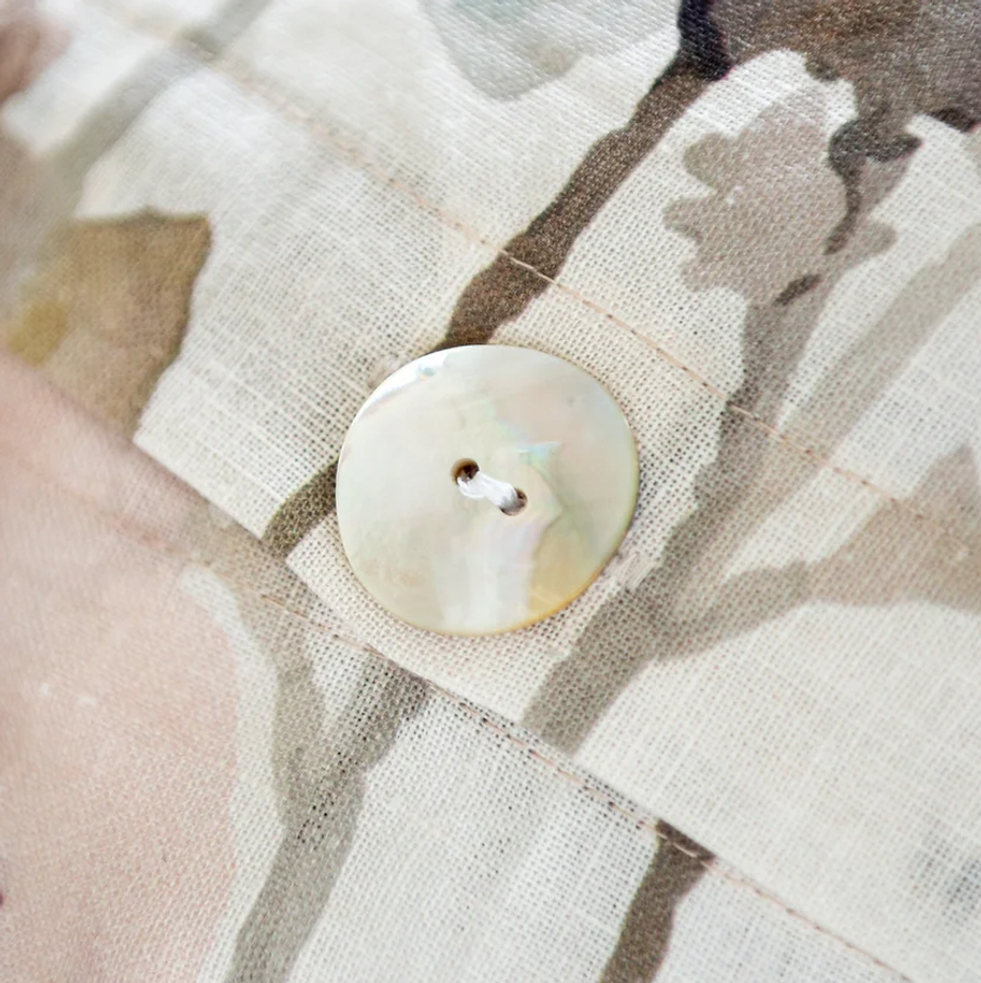 Persephone Printed Linen-Cotton Pillow Sham | Bella Casa Design Centre Ltd