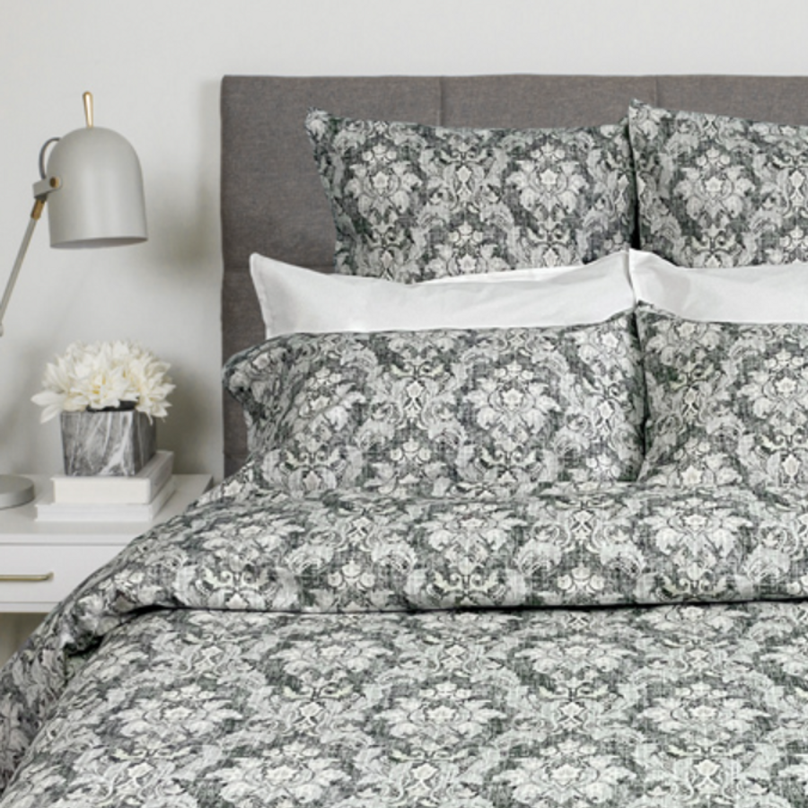 Vintage Damask Paisley Percale Print