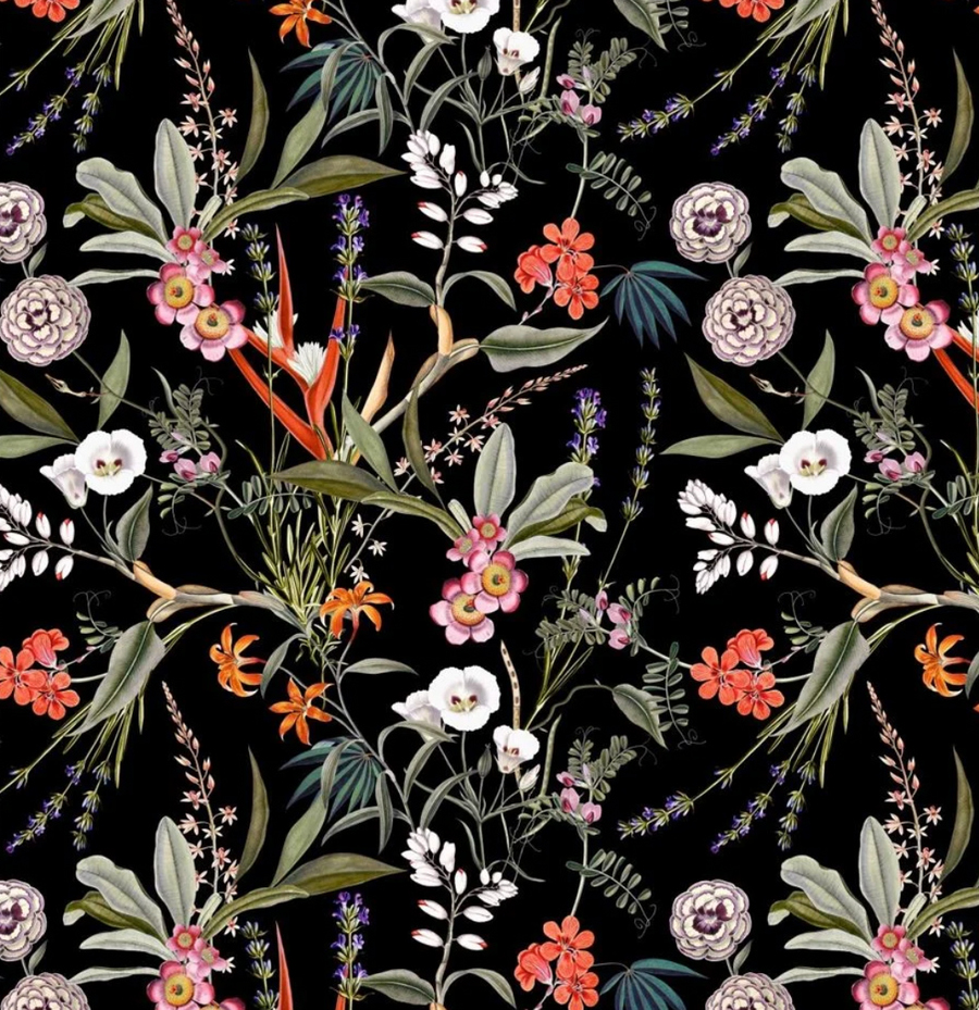 Botanique Printed Sateen Duvet Cover