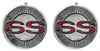 New 1965 Impala Door Panel Super Sport Emblems