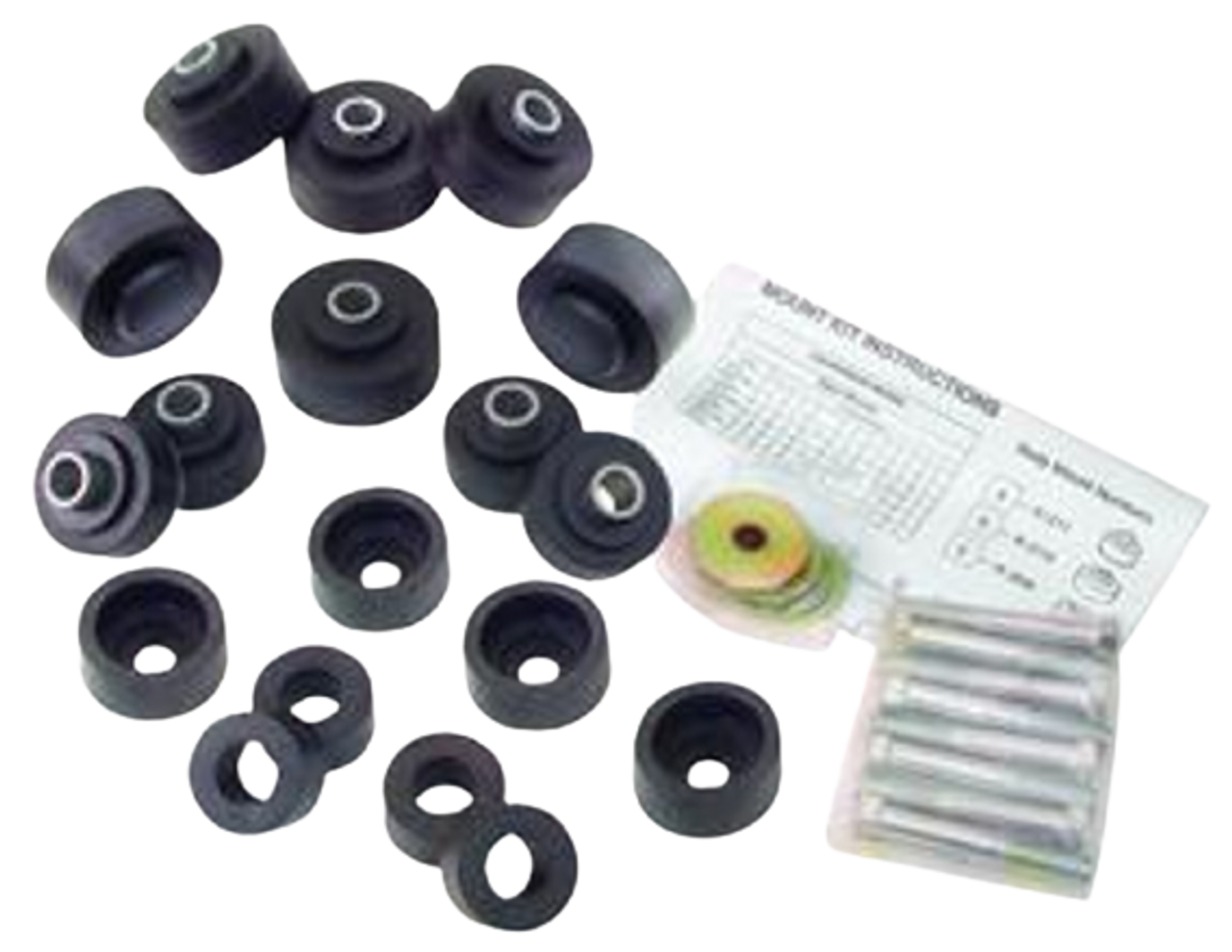 New 1967-68 Impala Body Bushing Kit W/Bolts