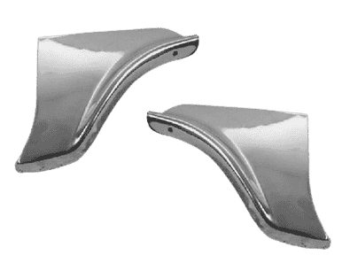 1:25 3D Printed ’63 Impala Rear Skirt With Built-In Scuff Guard – Model Kit Part