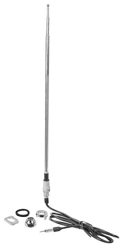 New 1965–1966 Impala, Biscayne, Bel Air Front Antenna – Includes Coax Cable