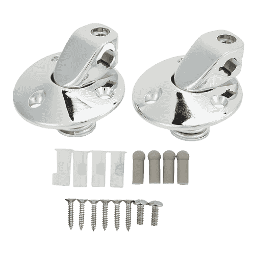 New 1964–1969 Impala Sun Visor Brackets (Pair).