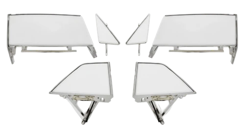 New 1963-1964 Chevrolet Impala 2 Door Hardtop Assembled Side Glass Set – 6 Piece