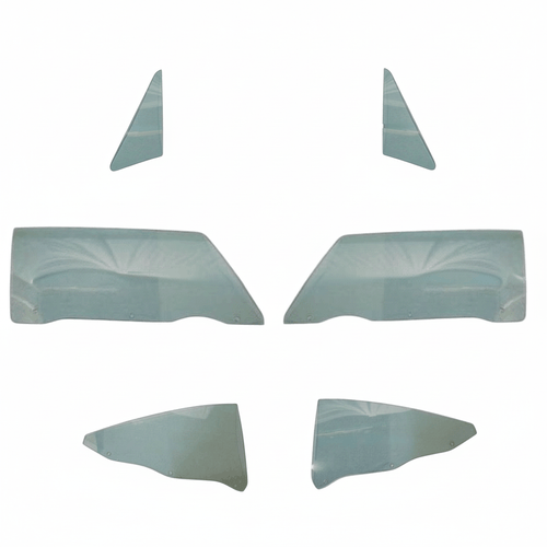 New 1965 Chevrolet Impala 2 Door Hardtop Side Glass Set – 6 Piece
