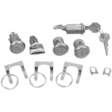 New 1962 Chevrolet Impala Complete Lock Kit with Original Style Cylinder Set