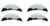 New 1962–1966 Impala 5" Headlight Chrome Trim Half Moon Shield Covers – Set of 4