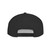 New Black Snapback Hat — Script Logo