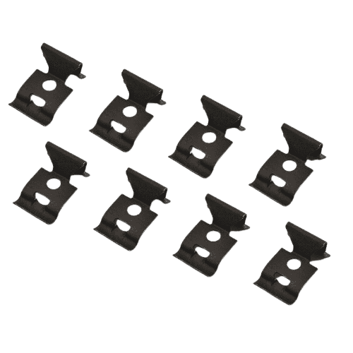 New 1961-64 Impala 2 Door Front Windshield Upper Trim Clips Set 8.