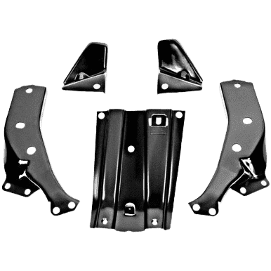 OER Rear Bumper Bracket Set . 1964 Chevy Impala, Bel Air, Biscayne . Steel . EDP Coated