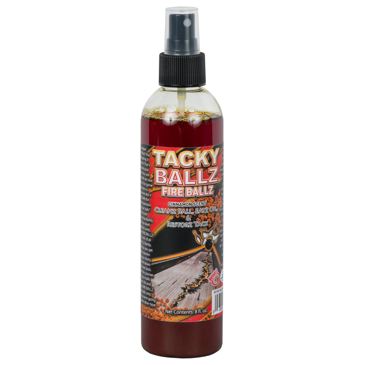 KR Strikeforce Tacky Ballz Fire Ballz Bowling Ball Cleaner
