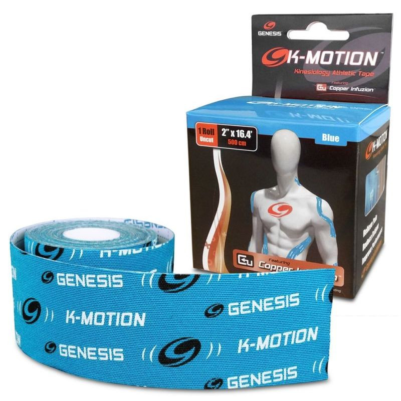 Genesis Bowling KMotion Kinesiology Tape Roll Blue