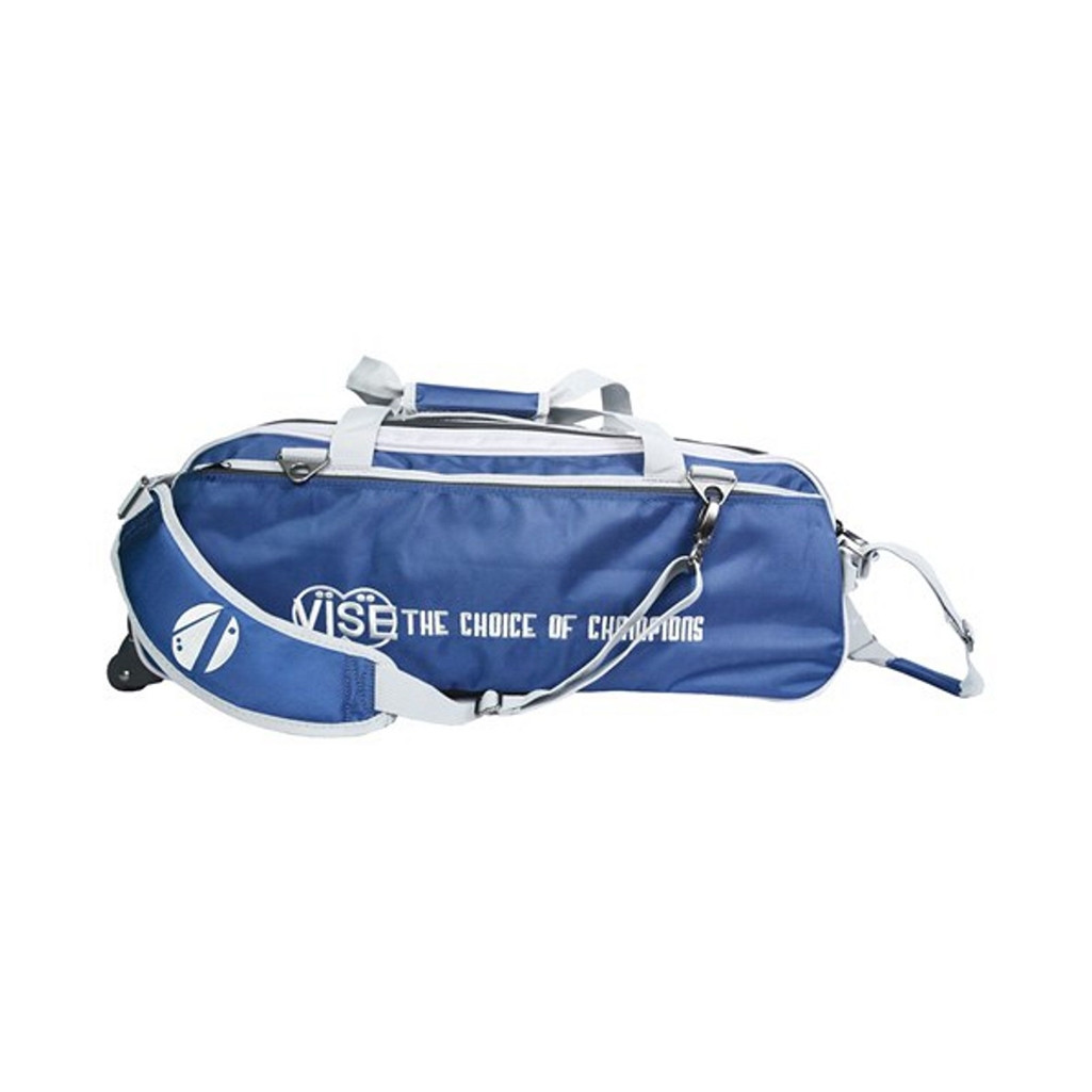 Vise 3 Ball Clear Top Tote Roller Navy/Silver