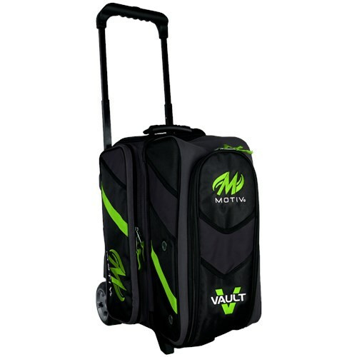 Motiv Vault Lime Green 2 Ball Roller Bowling Bag