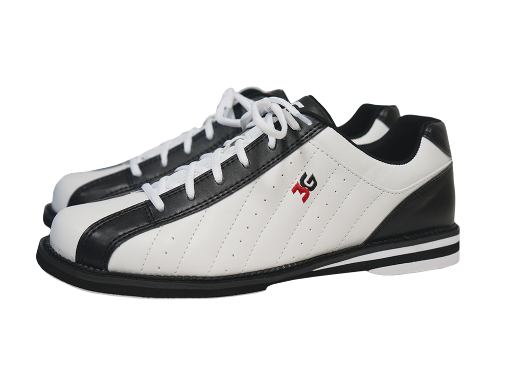 3G Kicks Black/White Mens Bowling Shoes