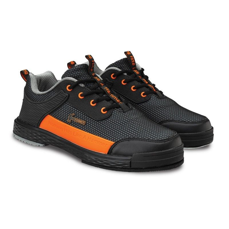 Hammer Diesel Black/Orange Right Handed Mens Bowling Shoes