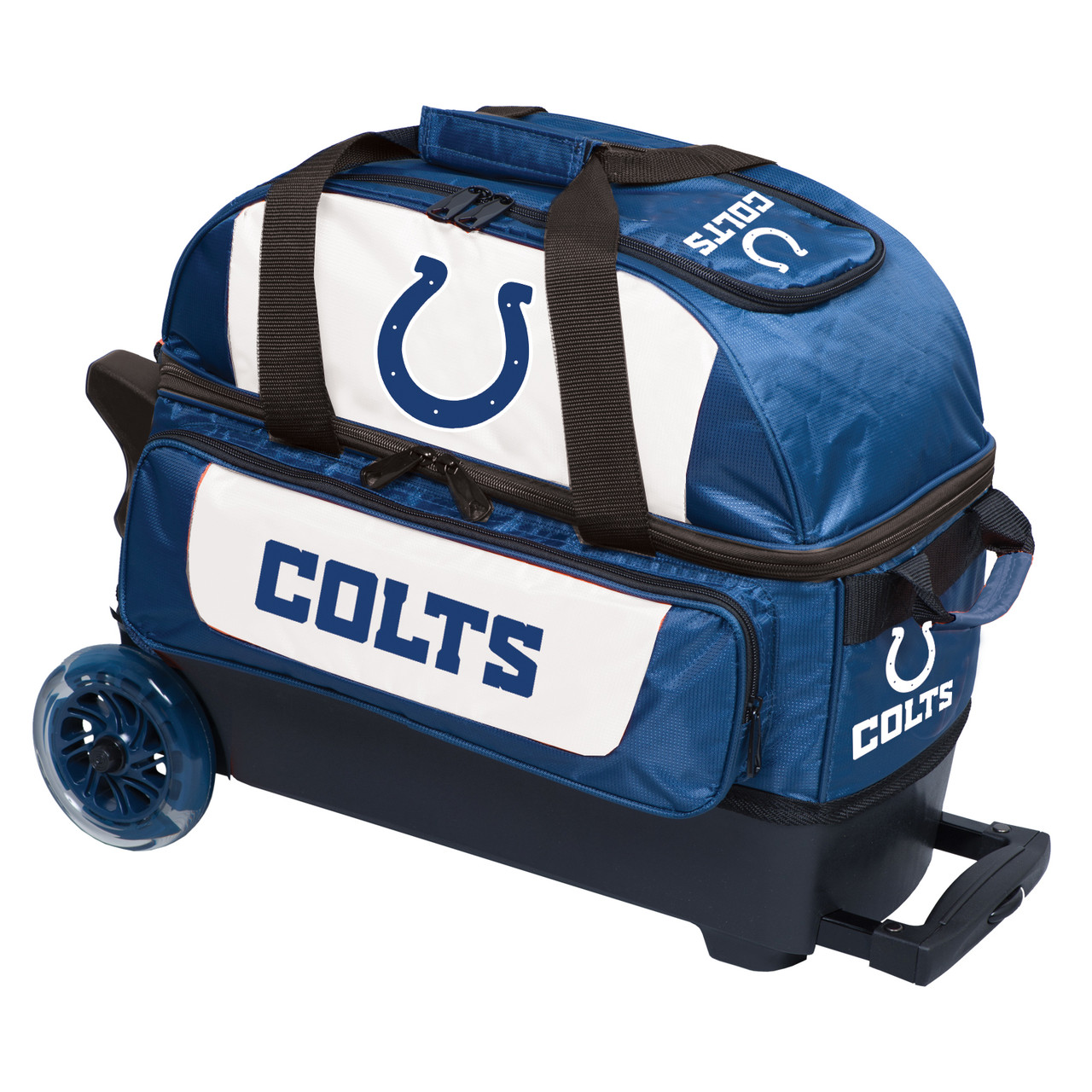 KR Strikeforce NFL Indianapolis Colts Double Roller Bowling Bag