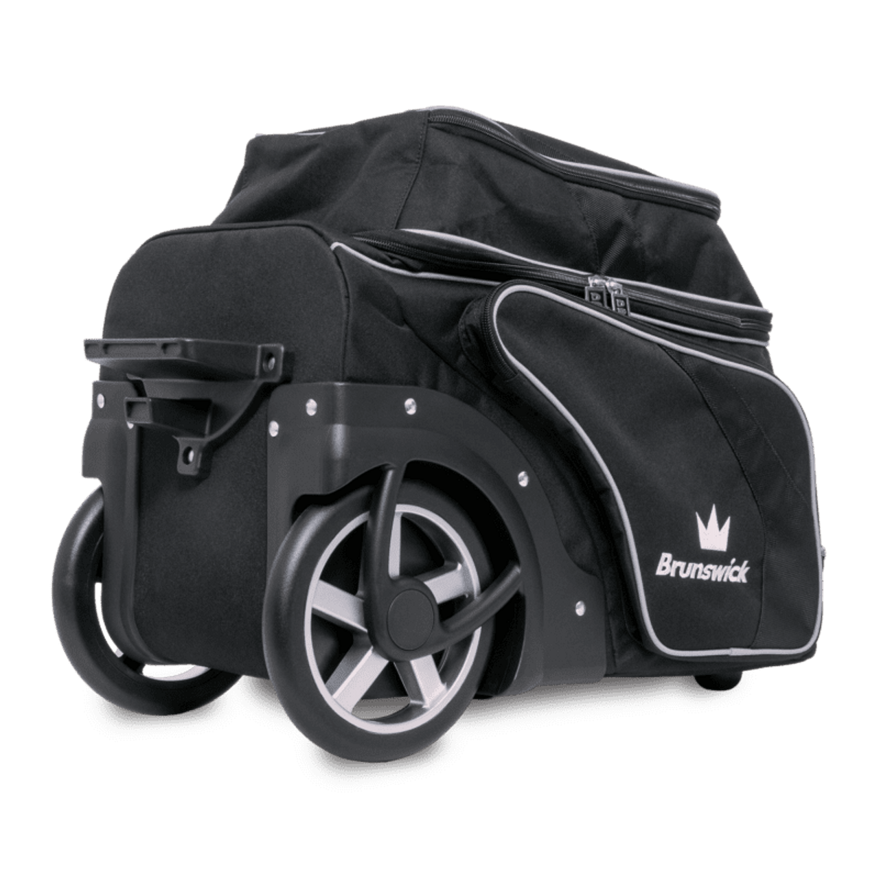 Brunswick Blitz Double Roller Black Bowling Bag