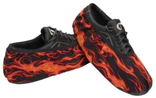 Master Mens Flames Bowling Shoe Covers