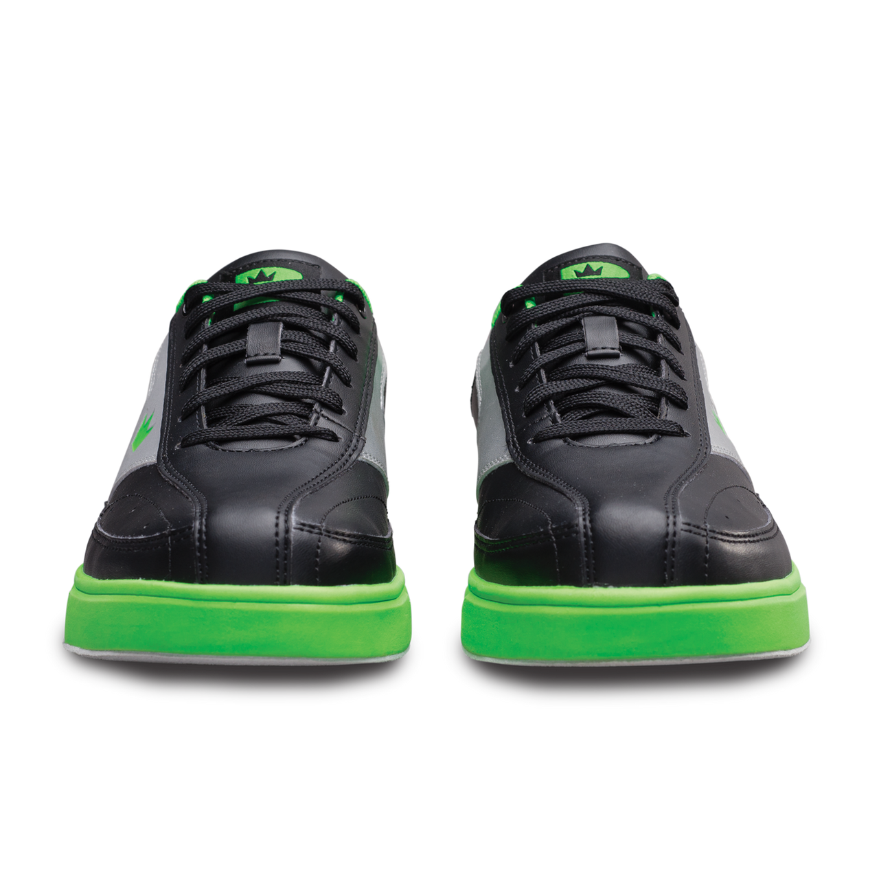 Brunswick Renegade Black/Neon Green Mens Bowling Shoes