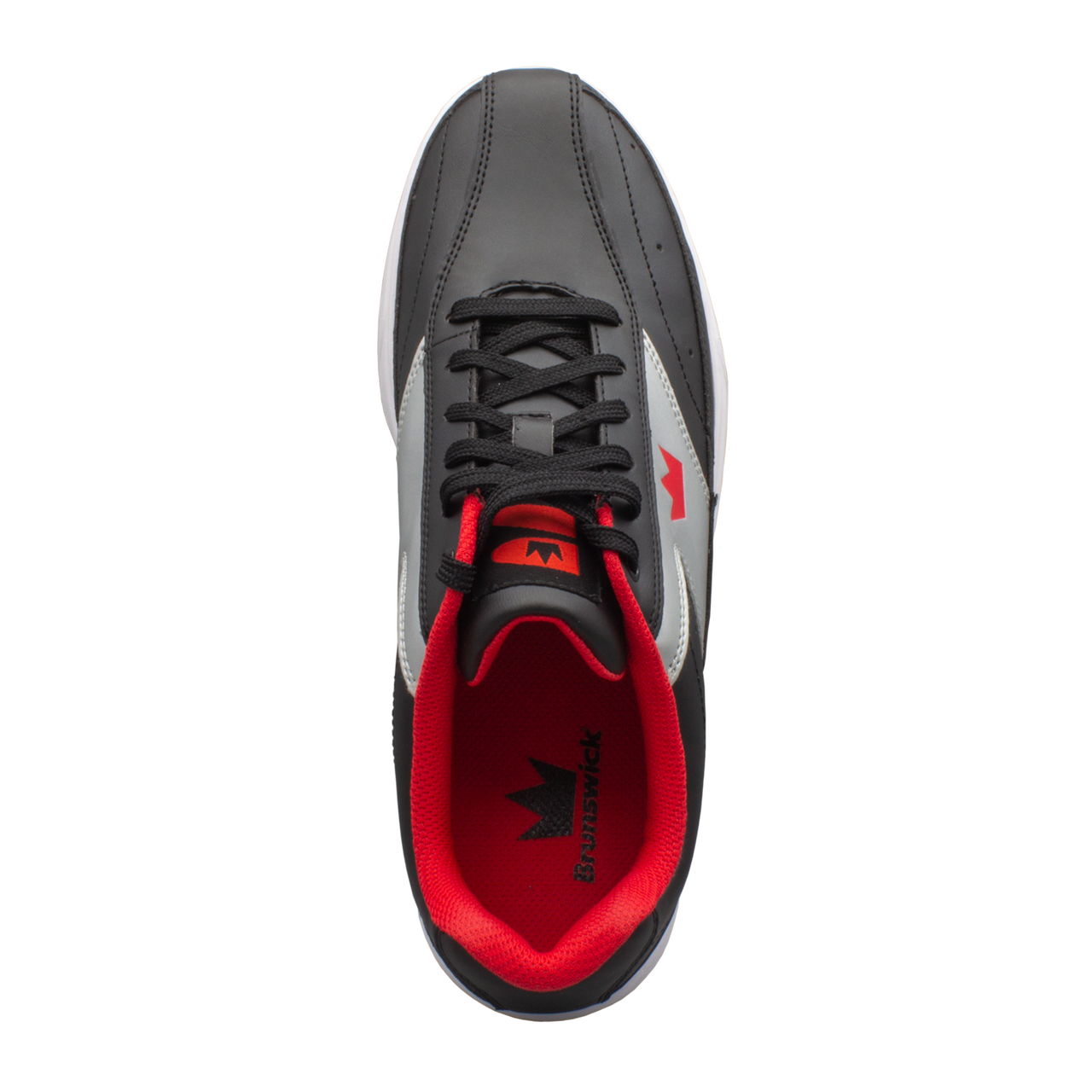 Brunswick Renegade Black/Red Mens Bowling Shoes
