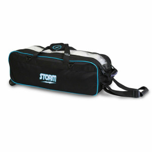 Storm Tournament 3 Ball Tote Black/Blue Bowling Bag Storm Tournament 3 Ball Tote Black/Blue Bowling Bag