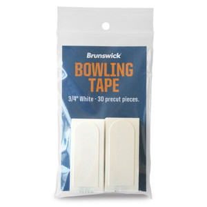 Brunswick Bowlers Tape 3/4" White 30 Piece Pack