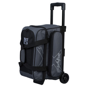 KR Strikeforce Hybrid X Double Roller Bowling Bag Charcoal