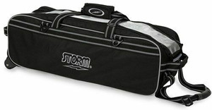 Storm Tournament 3 Ball Tote Black Bowling Bag Storm Tournament 3 Ball Tote Black Bowling Bag