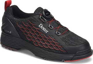 Dexter C-9 Lazer BOA Black/Red Mens Bowling Shoes Dexter C-9 Lazer BOA Black/Red Mens Bowling Shoes