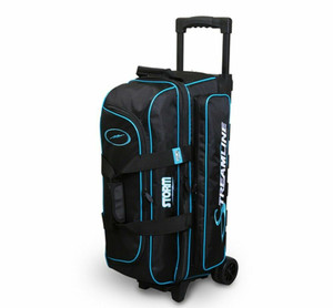 Storm Streamline Black/Blue 3 Ball Roller Bowling Bag Storm Streamline Black/Blue 3 Ball Roller Bowling Bag