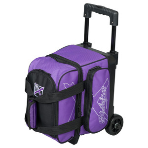 KR Strikeforce Hybrid Purple 1 Ball Roller Bowling Bag KR Strikeforce Hybrid Purple 1 Ball Roller Bowling Bag