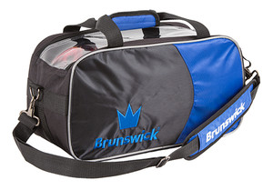 Brunswick Crown Black/Blue 2 Ball Tote Brunswick Crown Black/Blue 2 Ball Tote