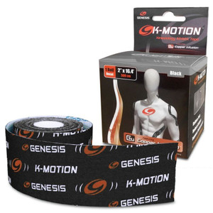 Genesis Bowling K-Motion Kinesiology Tape Roll Black Genesis Bowling K-Motion Kinesiology Tape Roll Black
