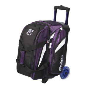 KR Strikeforce Cruiser Smooth Double Roller Bowling Bag Purple/Black