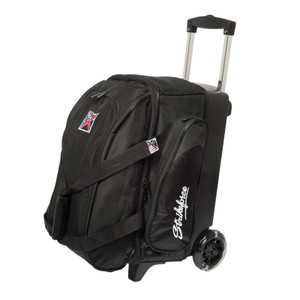 KR Strikeforce Cruiser Smooth Double Roller Bowling Bag Black
