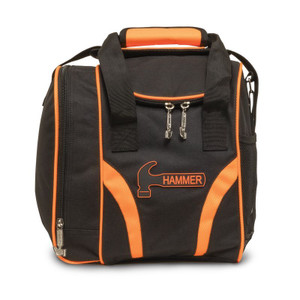 Hammer Tough Orange 1 Ball Single Tote Bowling Bag Hammer Tough Orange 1 Ball Single Tote Bowling Bag