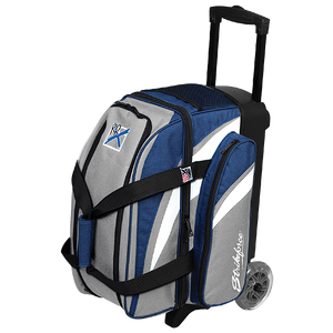 KR Strikeforce Cruiser Grey/Navy 2 Ball Roller Bowling Bag KR Strikeforce Cruiser Grey/Navy 2 Ball Roller Bowling Bag