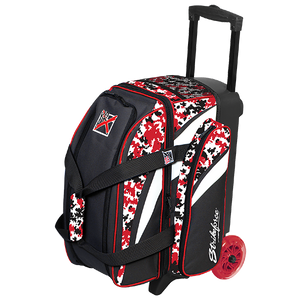 KR Strikeforce Cruiser Red Camo 2 Ball Roller Bowling Bag KR Strikeforce Cruiser Red Camo 2 Ball Roller Bowling Bag