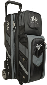 Motiv Vault 3 Ball Roller Bowling Bag Covert Black Motiv Vault 3 Ball Roller Bowling Bag Covert Black