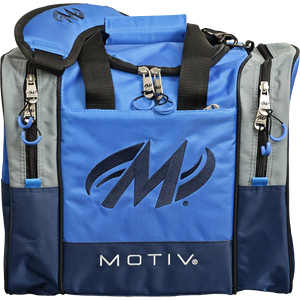Motiv Shock 1 Ball Tote Bowling Bag Cobalt Blue Motiv Shock 1 Ball Tote Bowling Bag Cobalt Blue