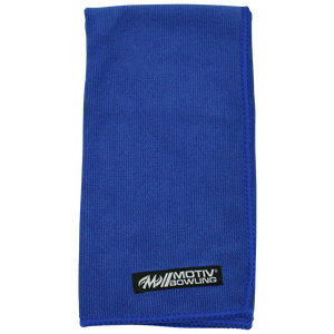 Motiv Rally Microfiber Bowling Towel Blue Motiv Rally Microfiber Bowling Towel Blue