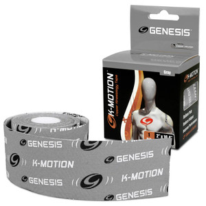 Genesis Bowling K-Motion Kinesiology Tape Roll Gray Genesis Bowling K-Motion Kinesiology Tape Roll Gray