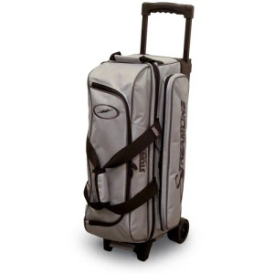 Storm Streamline Silver/Black 3 Ball Roller Bowling Bag Storm Streamline Silver/Black 3 Ball Roller Bowling Bag